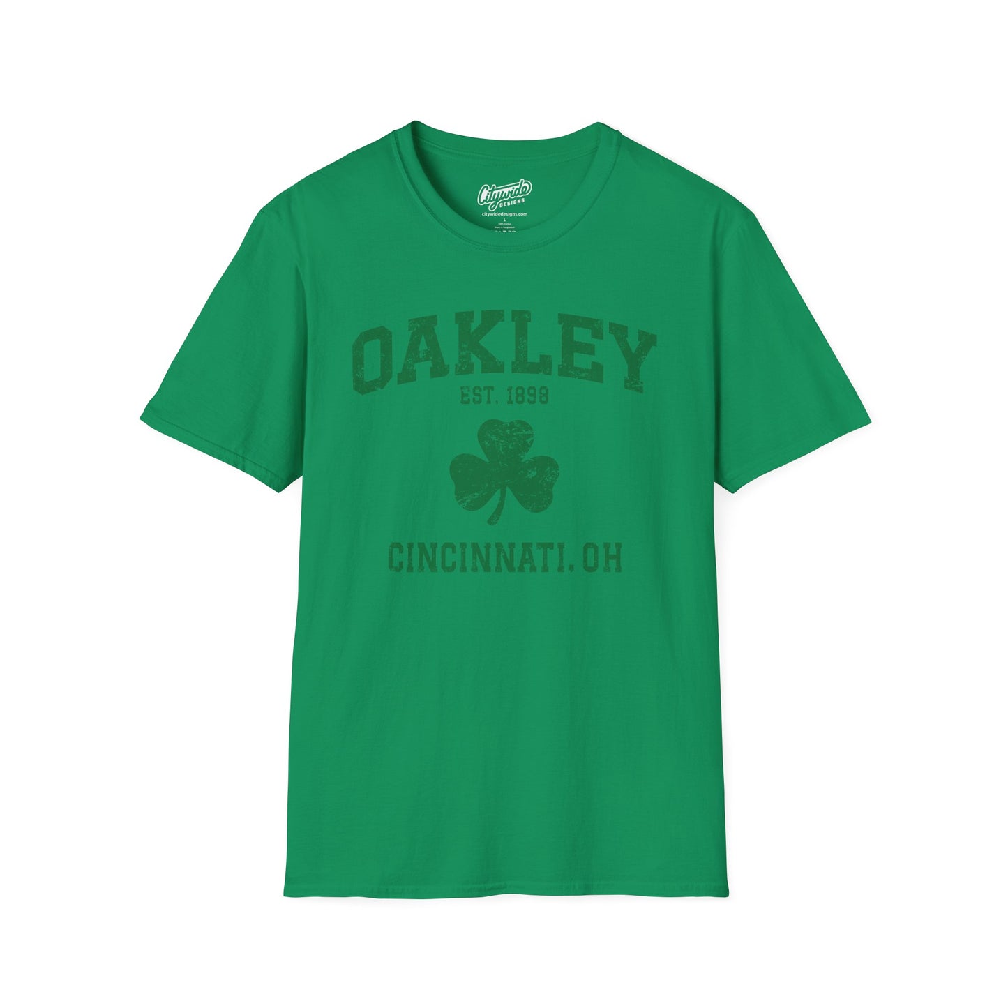 Oakley Cincinnati Shamrock T-Shirt Neighborhood Pride Tee