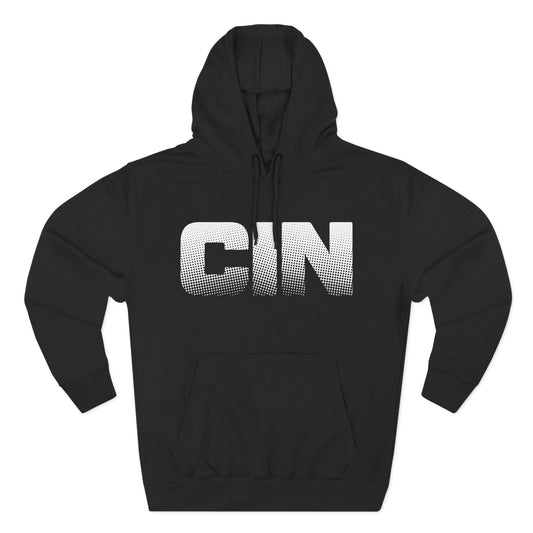 CIN Fade Hoodie — Minimalist Graphic Pullover