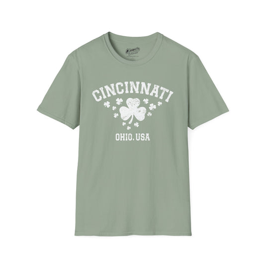 Cincinnati Shamrock T-Shirt | Lucky 12 Shamrocks City Design