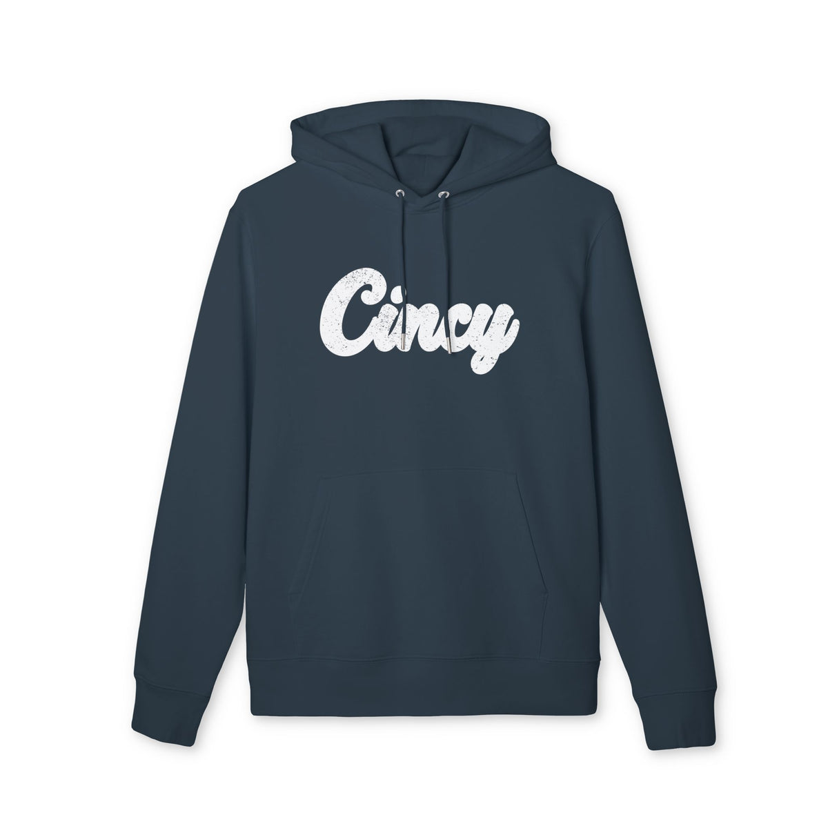 Cincy Script Hoodie — Minimal Pullover Sweatshirt