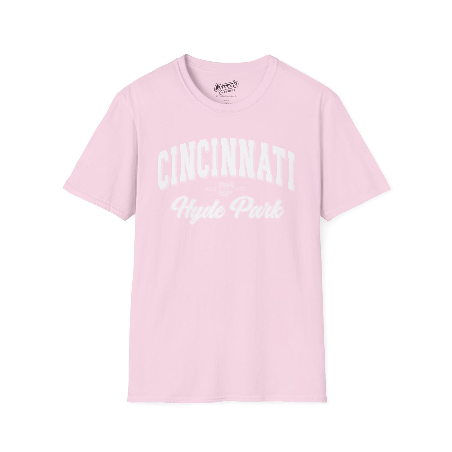 Hyde Park Script Tee – Cincinnati Varsity 45208 Ohio