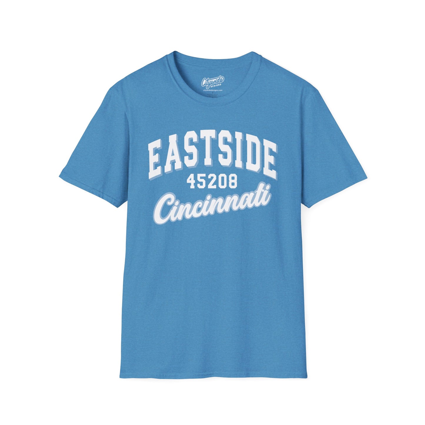 Cincinnati Eastside 45208 T-Shirt – Hyde Park Zip Code Tee