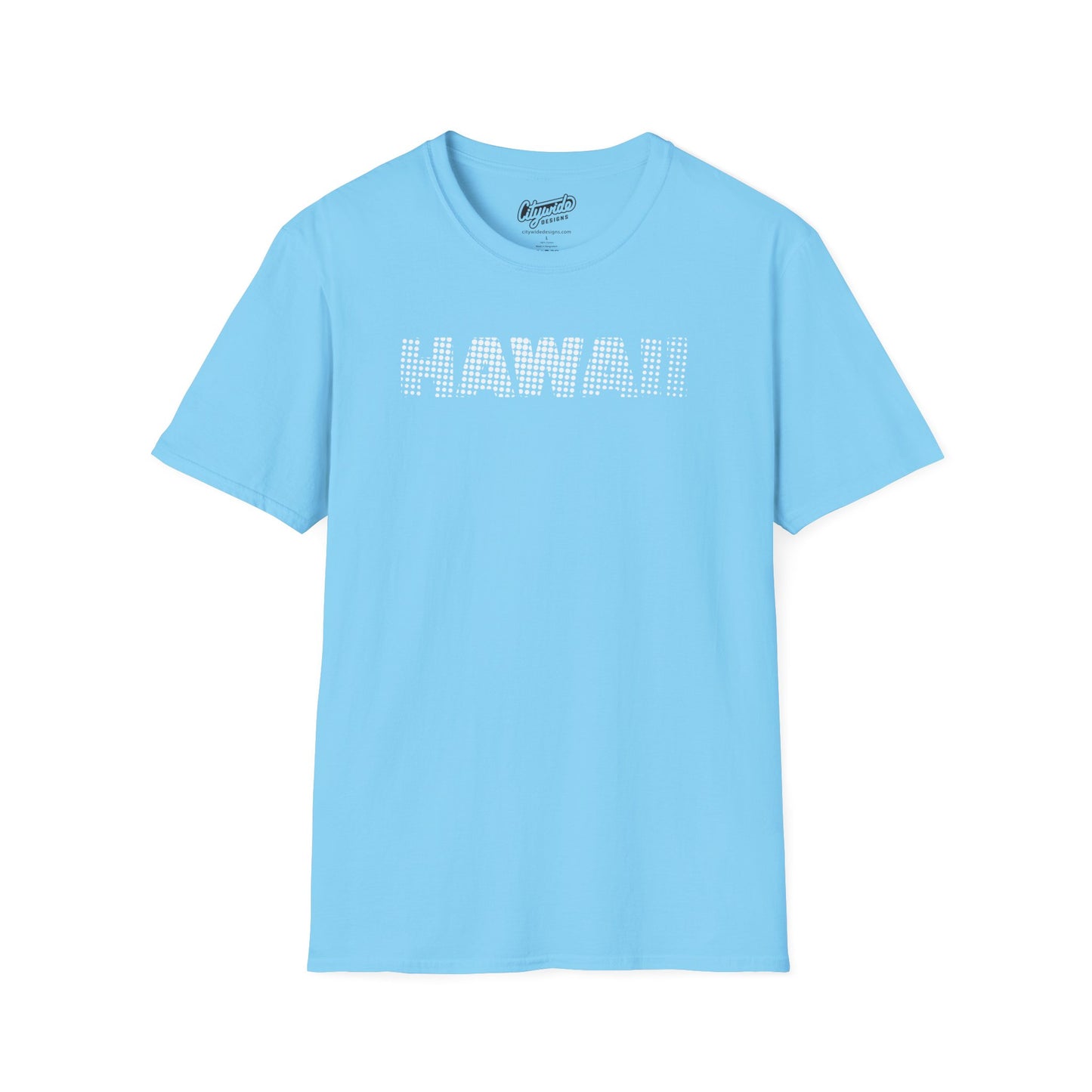 Hawaii Halftone Dots, Pop Art Graphic T-Shirt Design