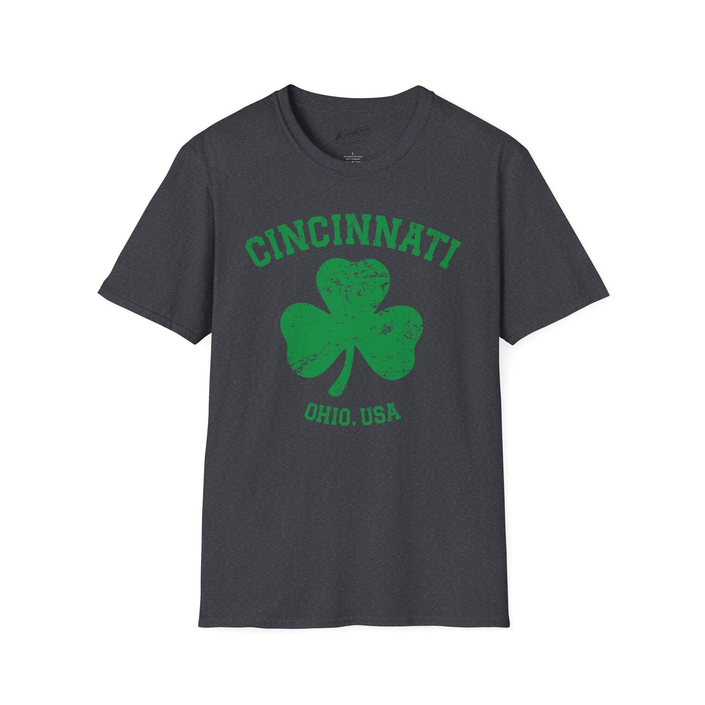 Cincinnati Shamrock T-Shirt, Great for St. Patricks Day!