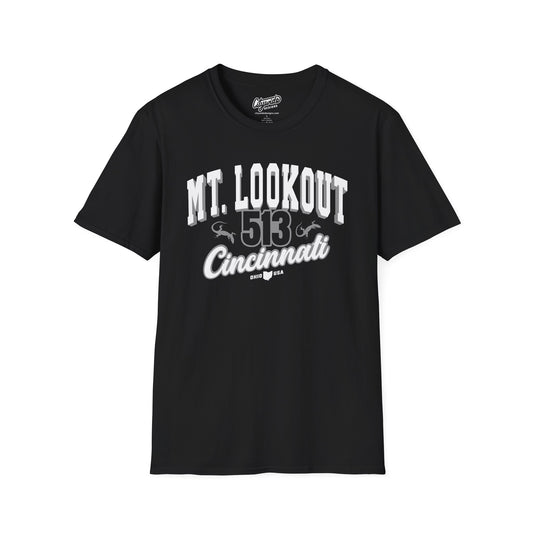 Mt. Lookout Cincinnati T-Shirt – 513, Lizards Neighborhood Tee
