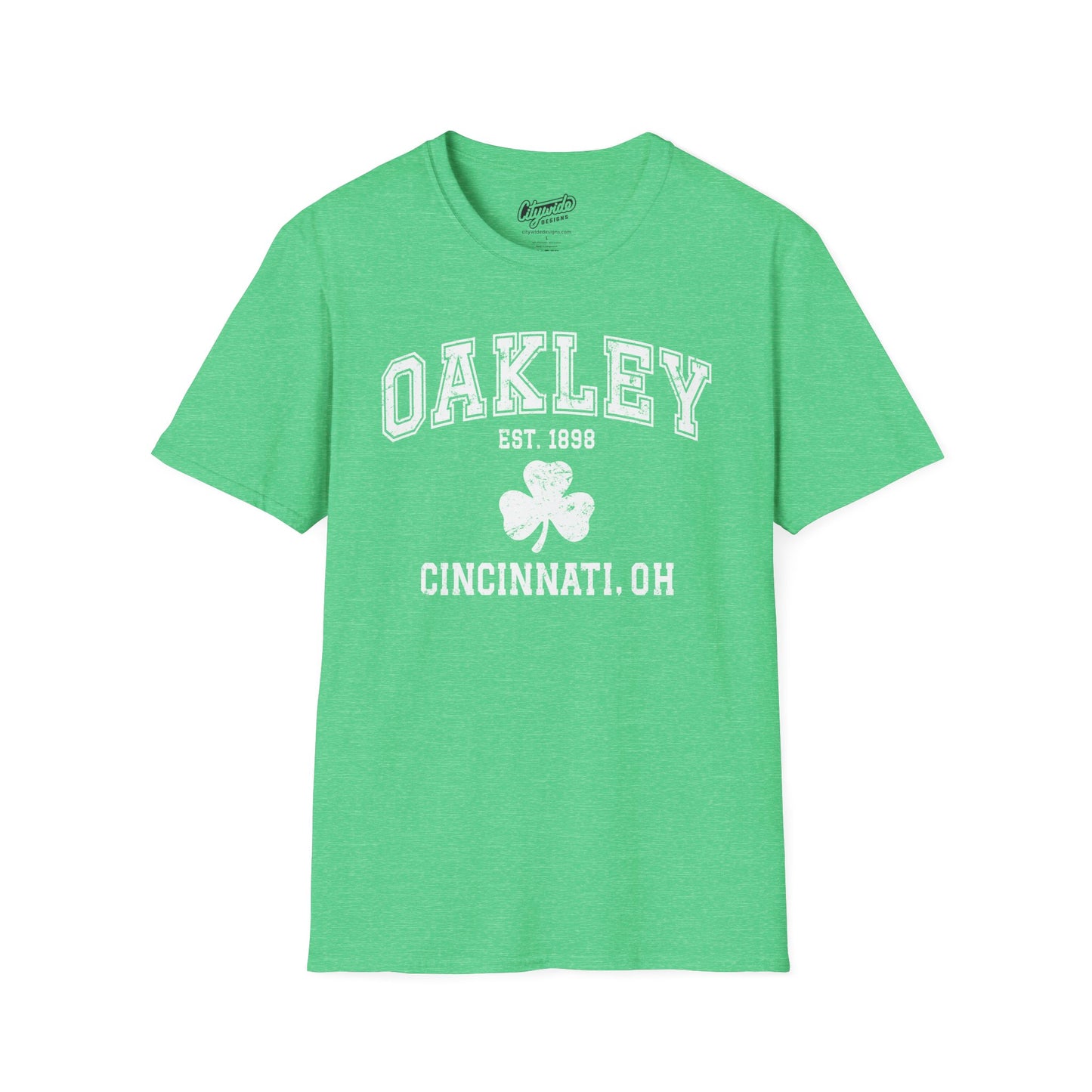 Represent Oakley Cincinnati on St Patricks Day, Shamrock T-Shirt