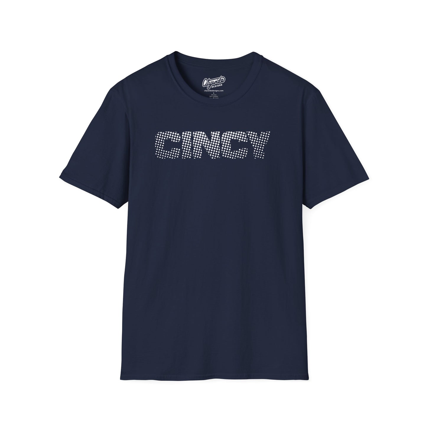CINCY Created From Hafltone Dots Design 3, Pop Art Graphic Tee