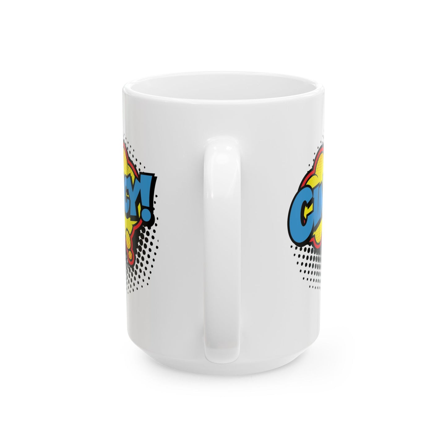 Cincy Comic Pop Art Ceramic Mug – Retro Coffee Cup (11oz, 15oz)