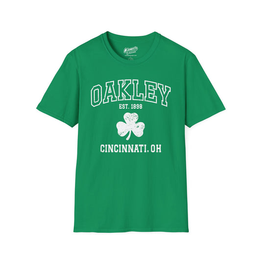Celebrate St Patricks Day with Oakley Cincinnati Shamrock T-Shirt