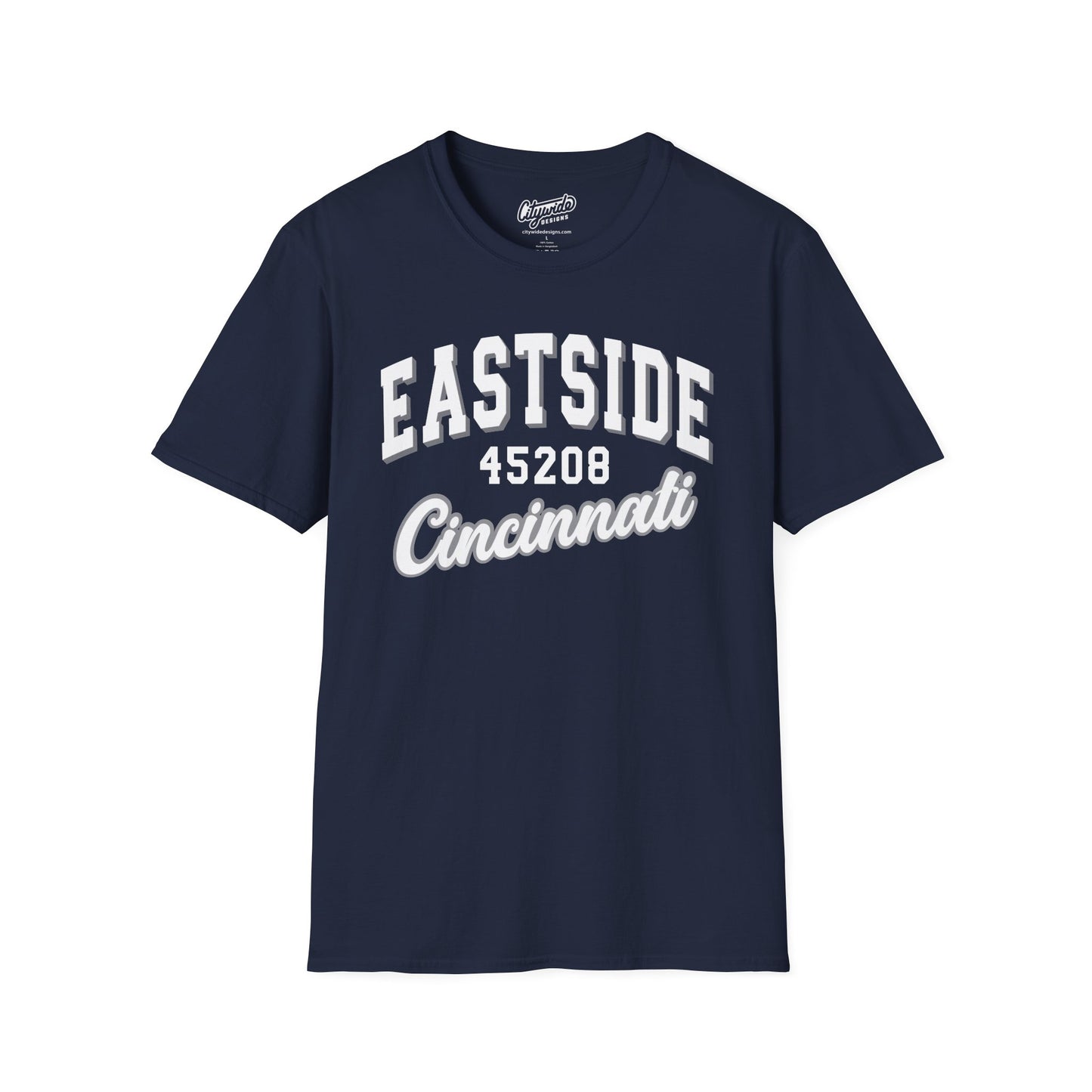 Cincinnati Eastside 45208 T-Shirt – Hyde Park Zip Code Tee