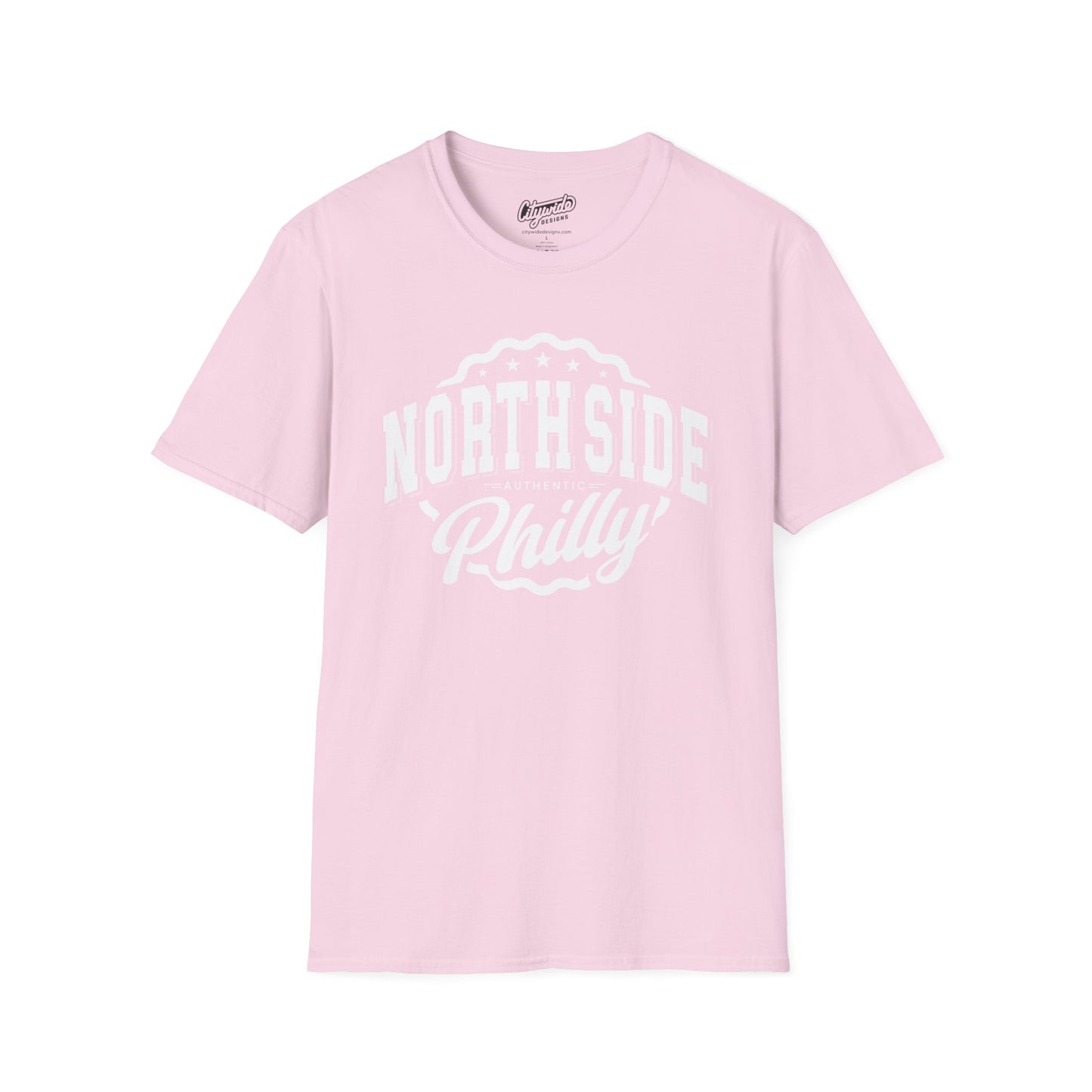 North Side Philly Graphic Tee with Stars & Ribbon, Philadelphia Pride