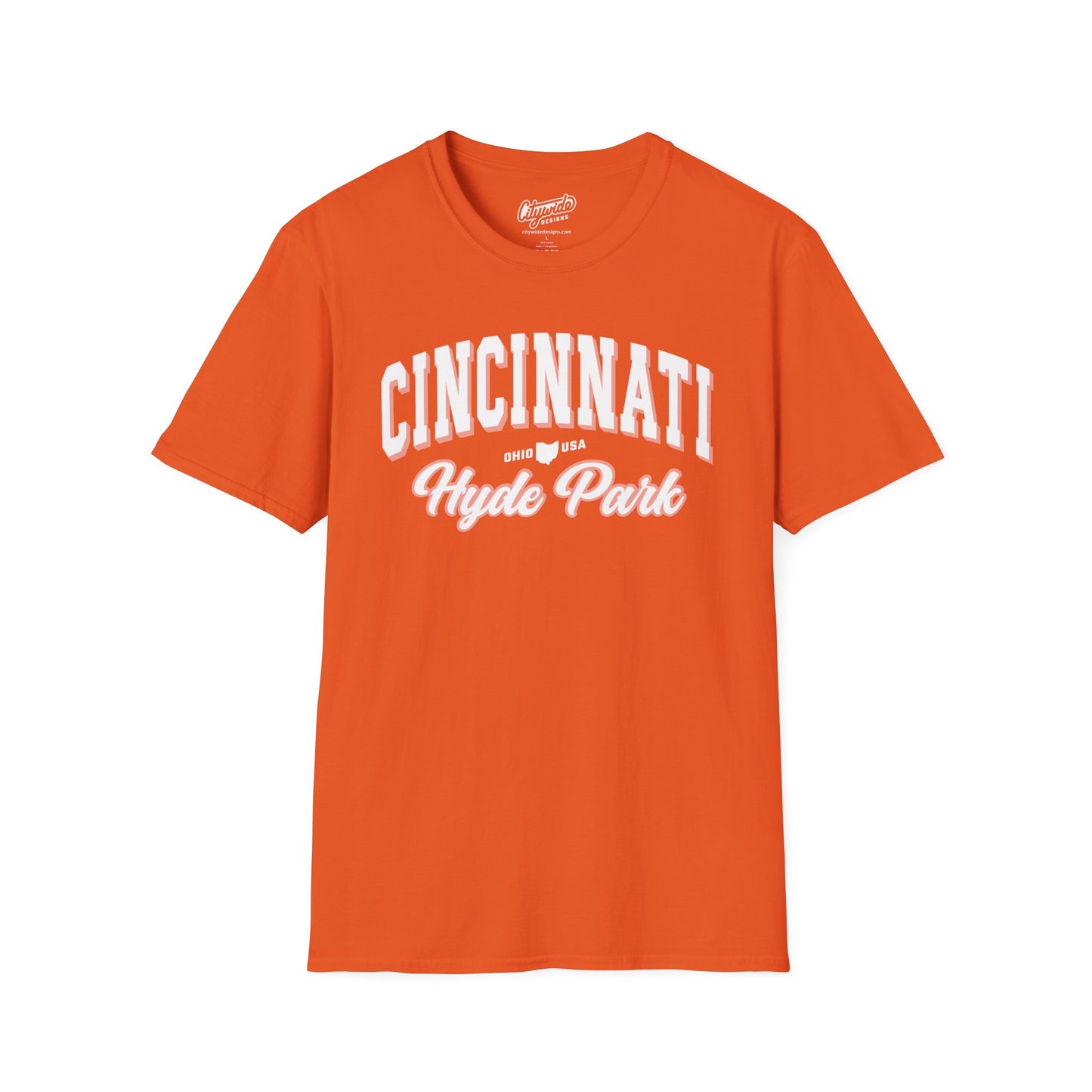 Hyde Park Script Cincinnati Varsity Tee – Ohio