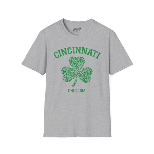 Cincinnati Shamrock T-Shirt – Big Shamrock of Tiny Shamrocks