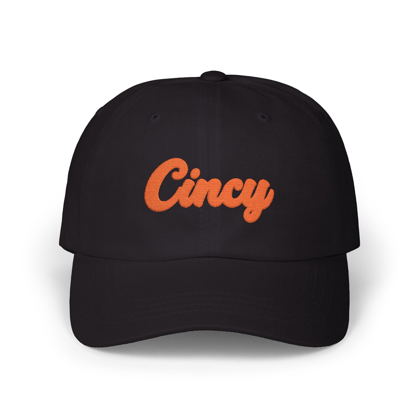 Cincy Dad Cap – Embroidered Script Baseball Hat (Cincinnati Fan)