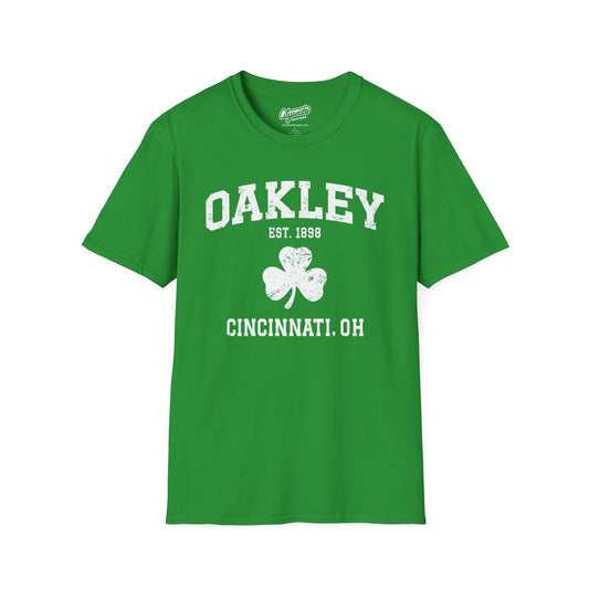 Oakley Neighborhood Pride Shamrock T-Shirt, Cincinnati Ohio Apparel