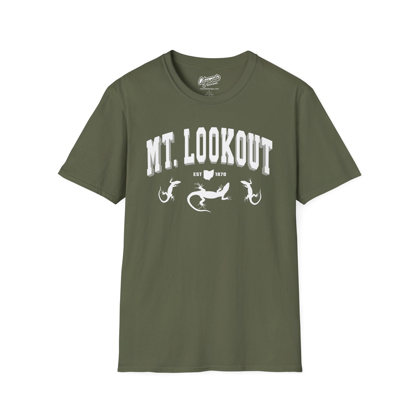 Mt. Lookout Cincinnati T-Shirt – Neighborhood Lizards Design