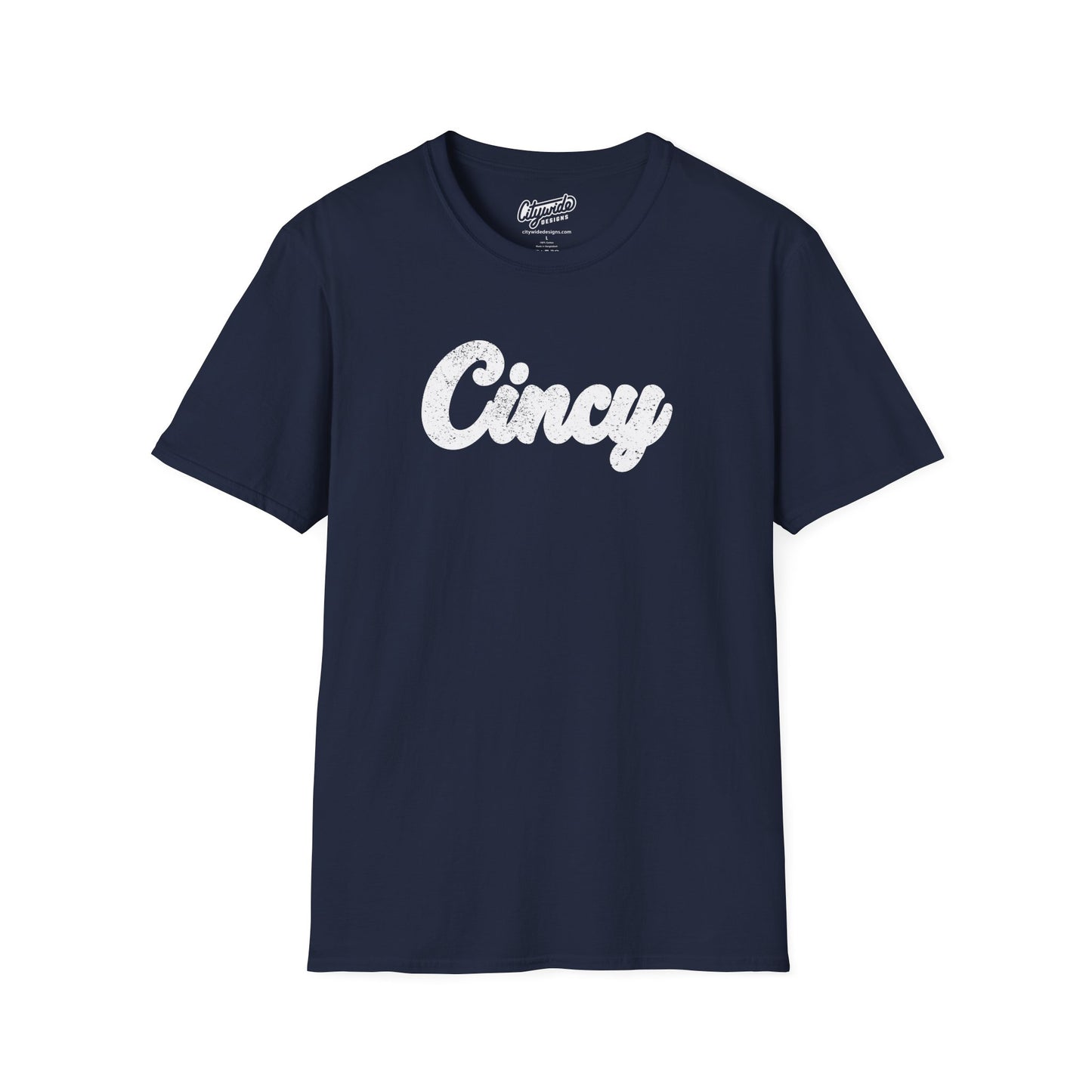 Cincy Distressed T-Shirt – Vintage Cincinnati Style Tee