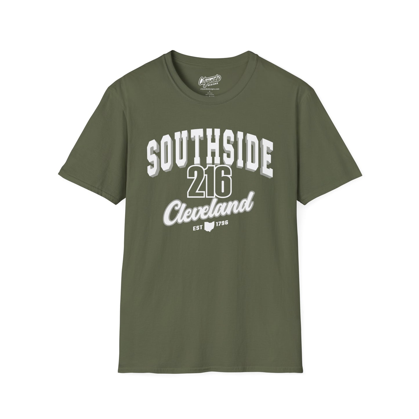 216 Area Code T-Shirt – Cleveland Southside Style Tee