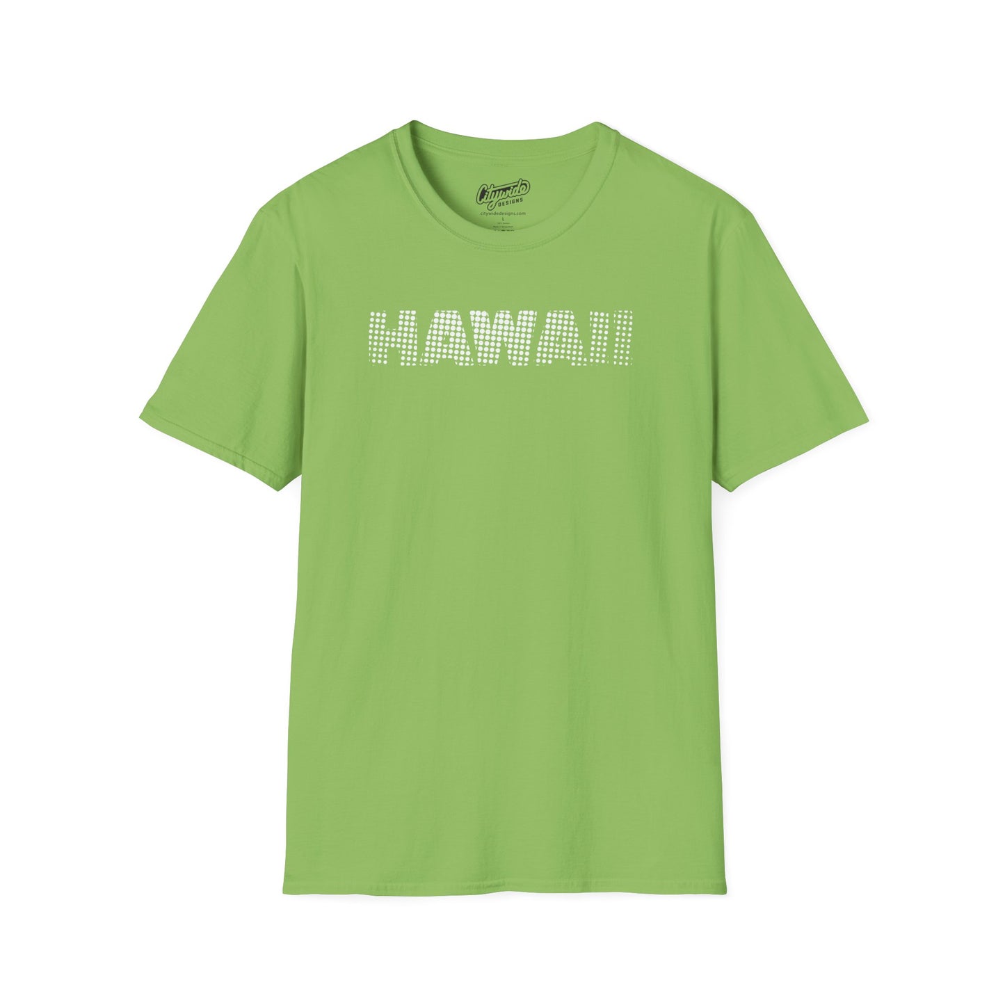 Hawaii Halftone Dots, Pop Art Graphic T-Shirt Design