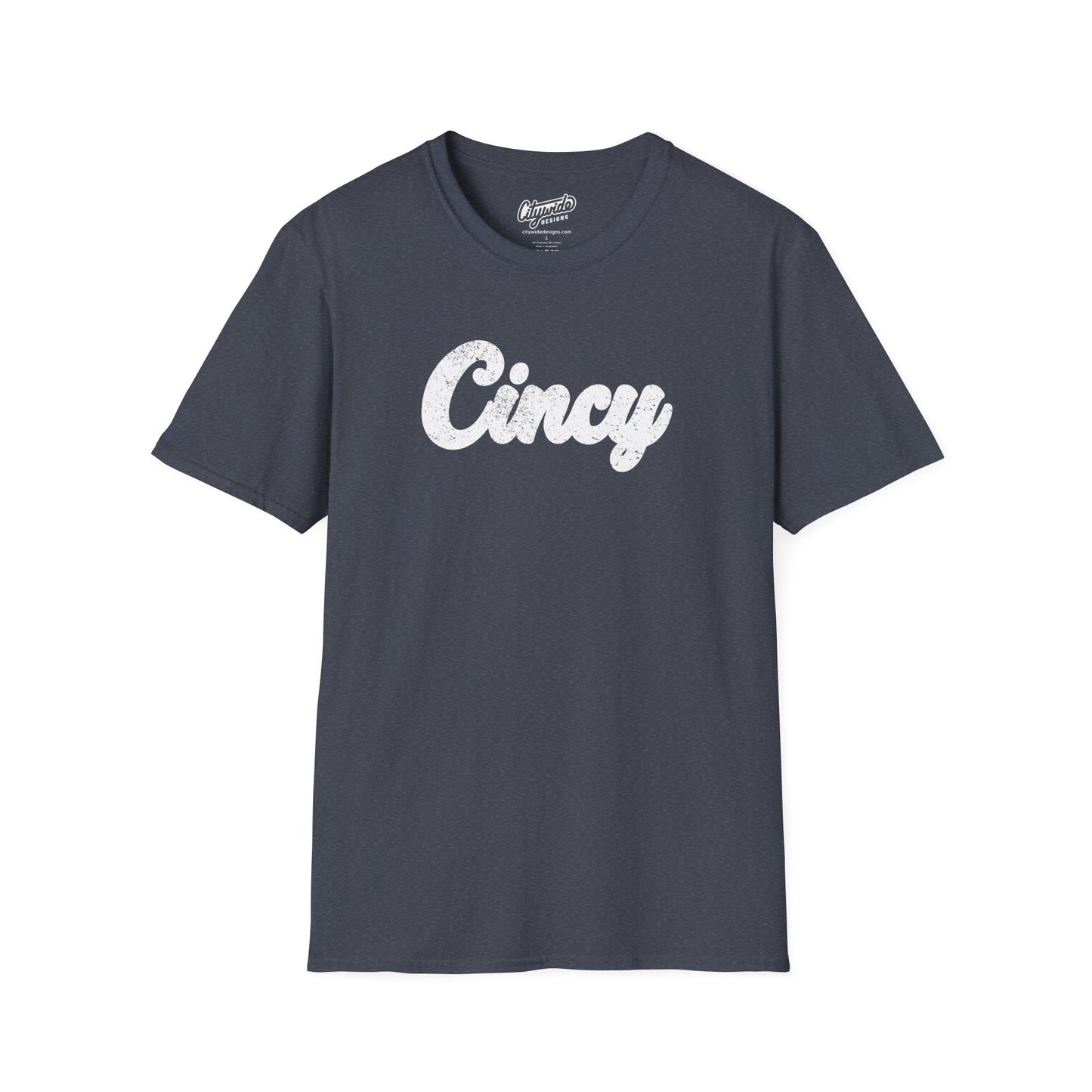 Cincy Distressed T-Shirt – Vintage Cincinnati Style Tee