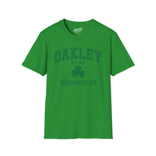 Show love for Oakley Cincinnati with St Patricks Day, Shamrock T-Shirt
