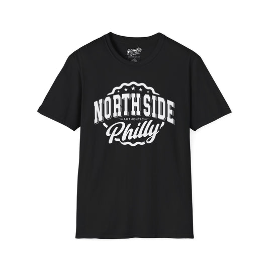 North Side Philly Graphic Tee with Stars & Ribbon, Philadelphia Pride
