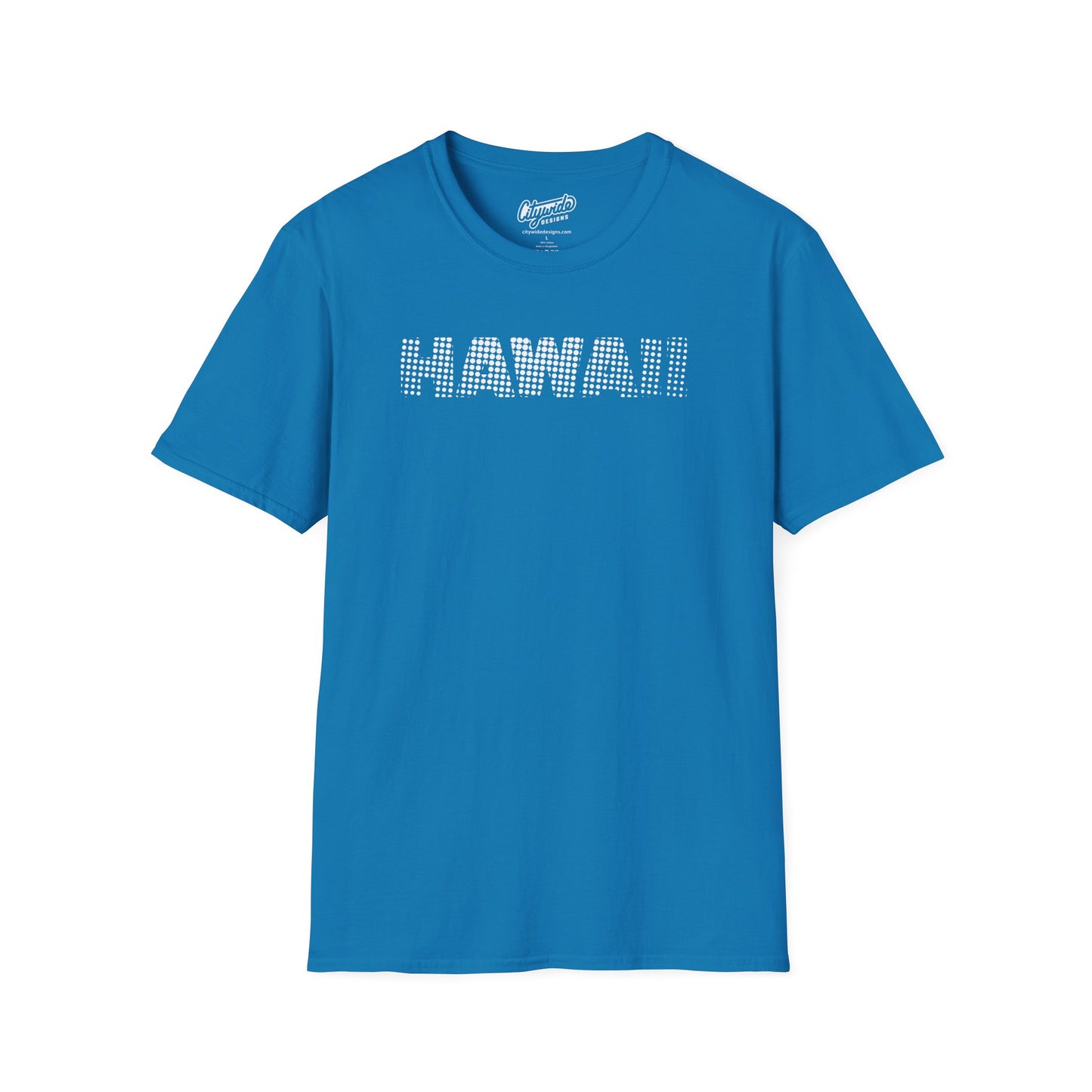 Hawaii Halftone Dots, Pop Art Graphic T-Shirt Design