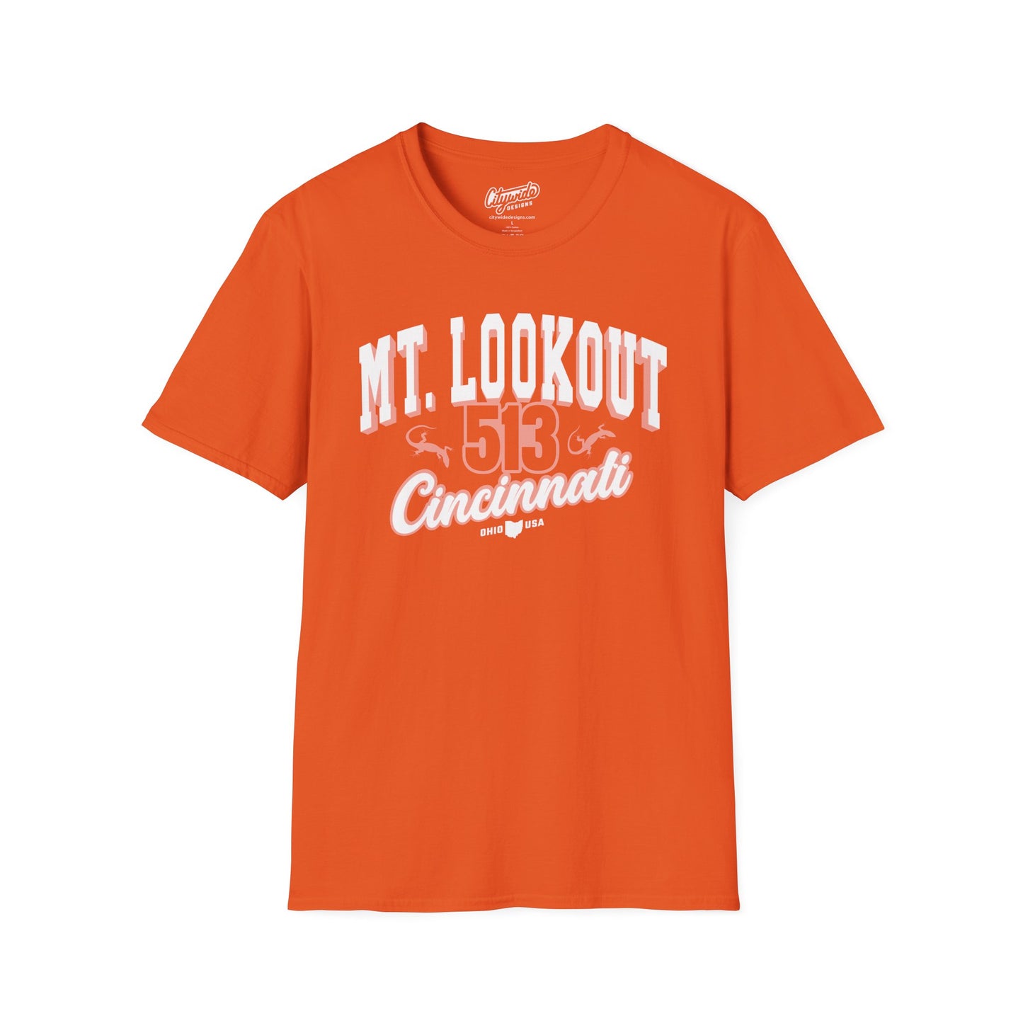Mt. Lookout Cincinnati T-Shirt – 513, Lizards Neighborhood Tee
