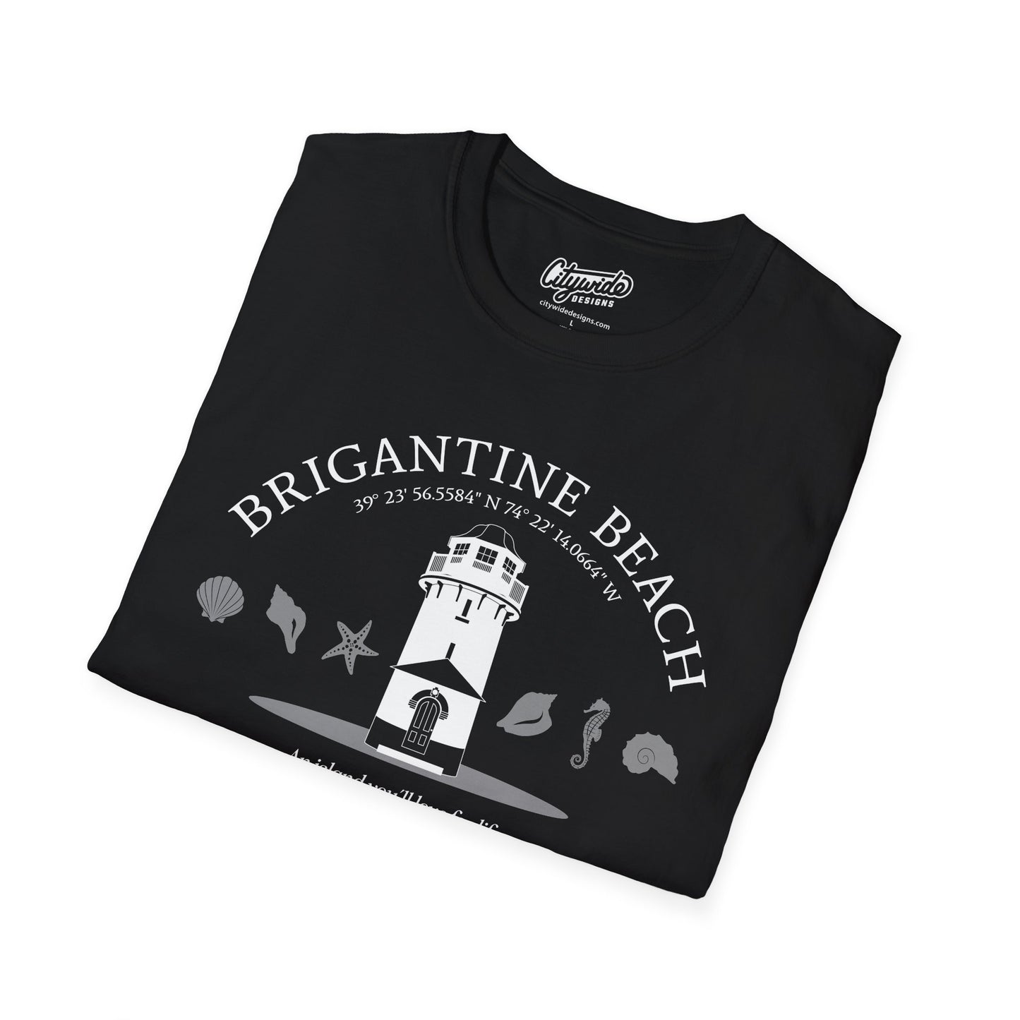 Brigantine Island Lighthouse, An Island You’ll Love for Life T-Shirt