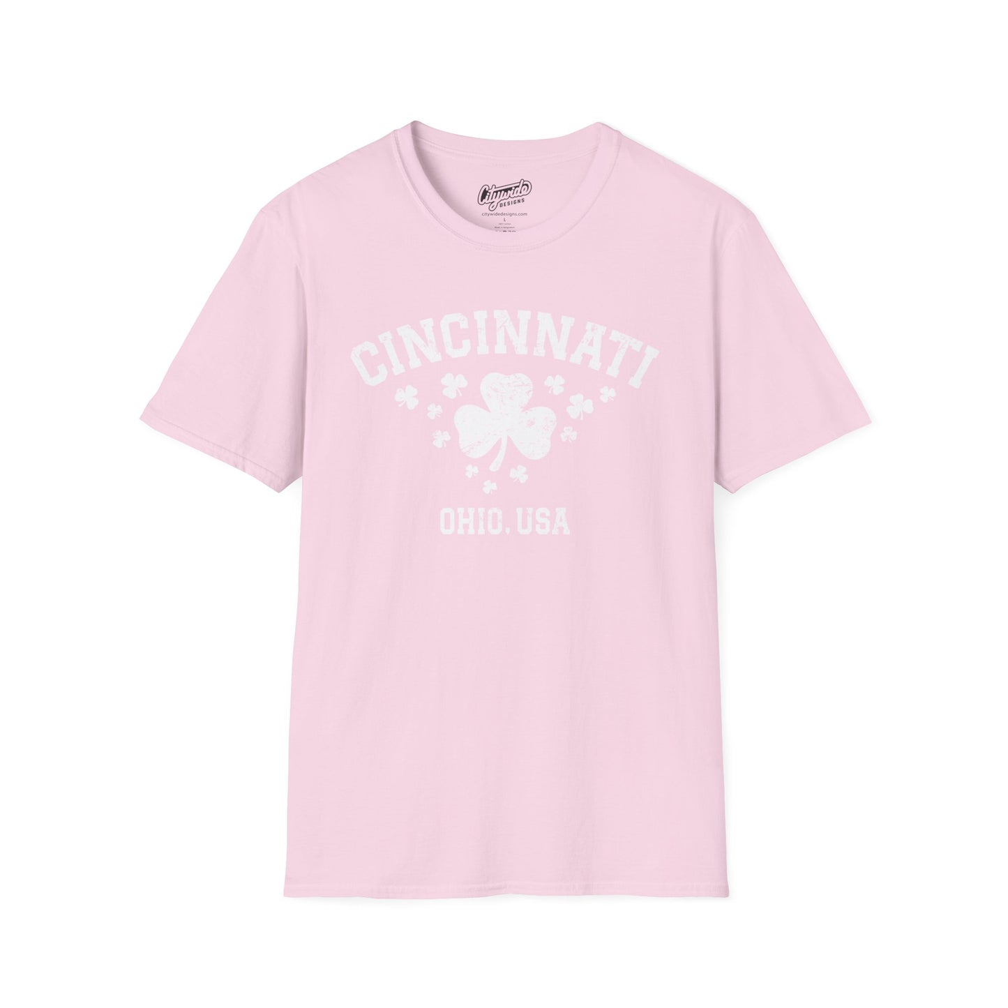 Cincinnati Shamrock T-Shirt | Lucky 12 Shamrocks City Design