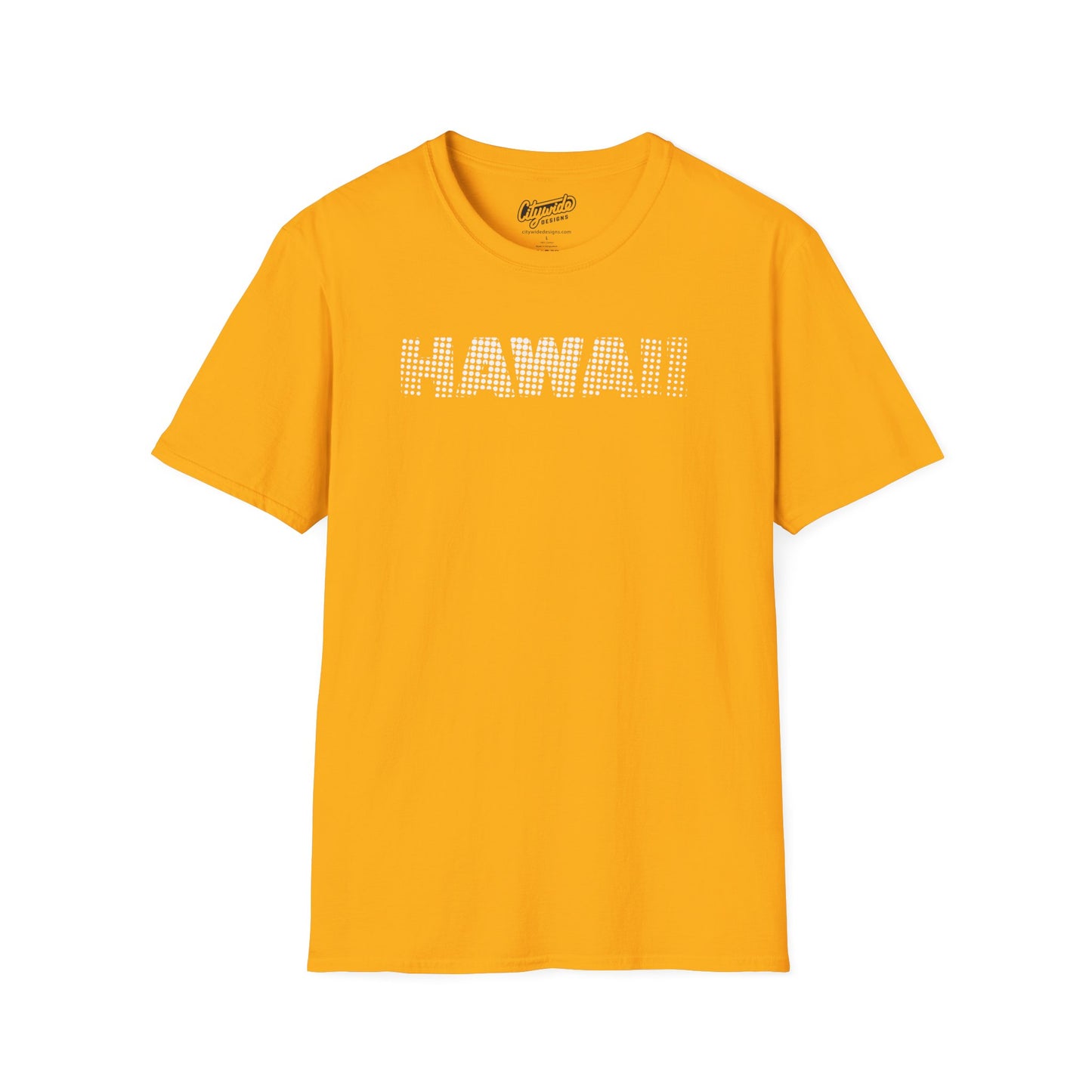 Hawaii Halftone Dots, Pop Art Graphic T-Shirt Design