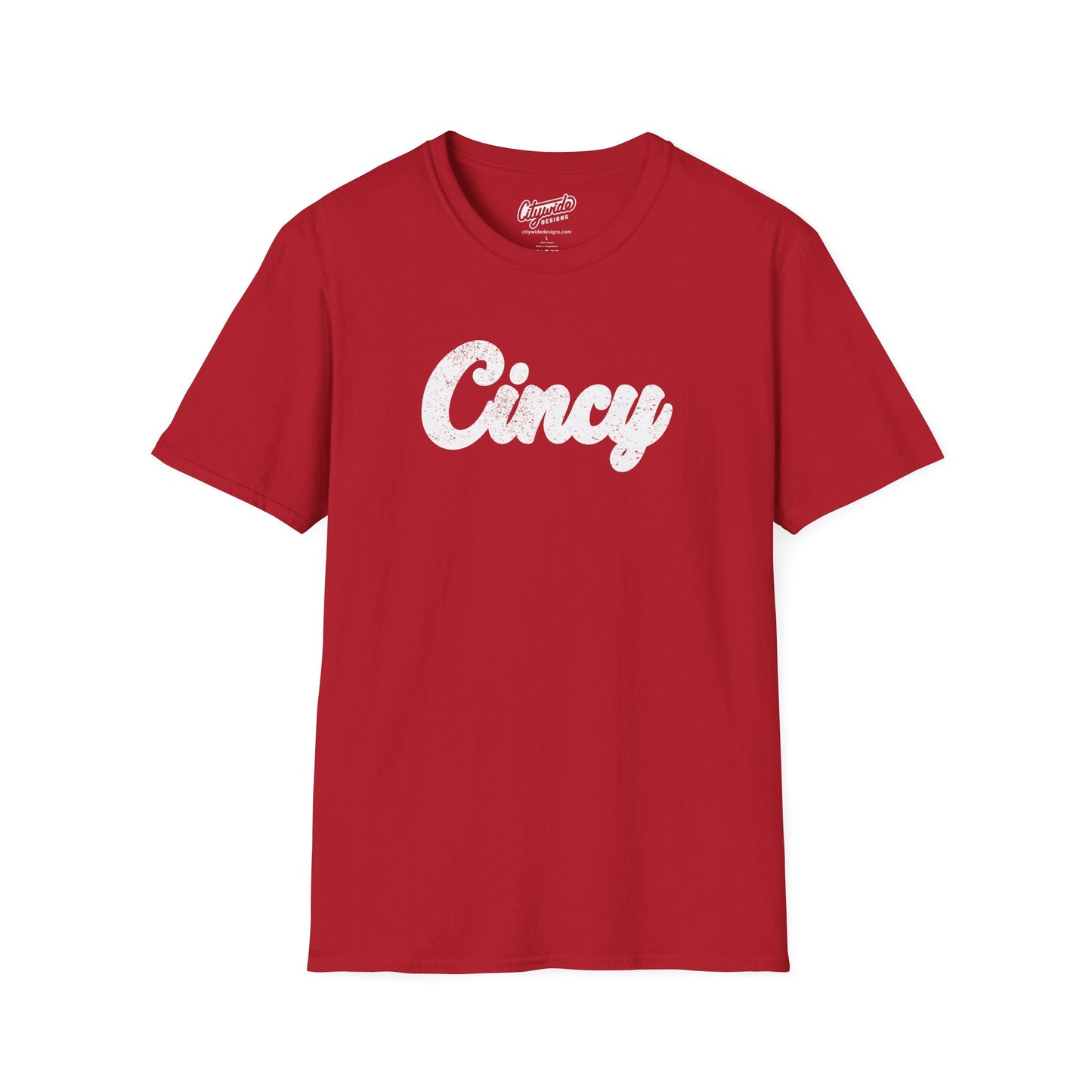 Cincy Distressed T-Shirt – Vintage Cincinnati Style Tee
