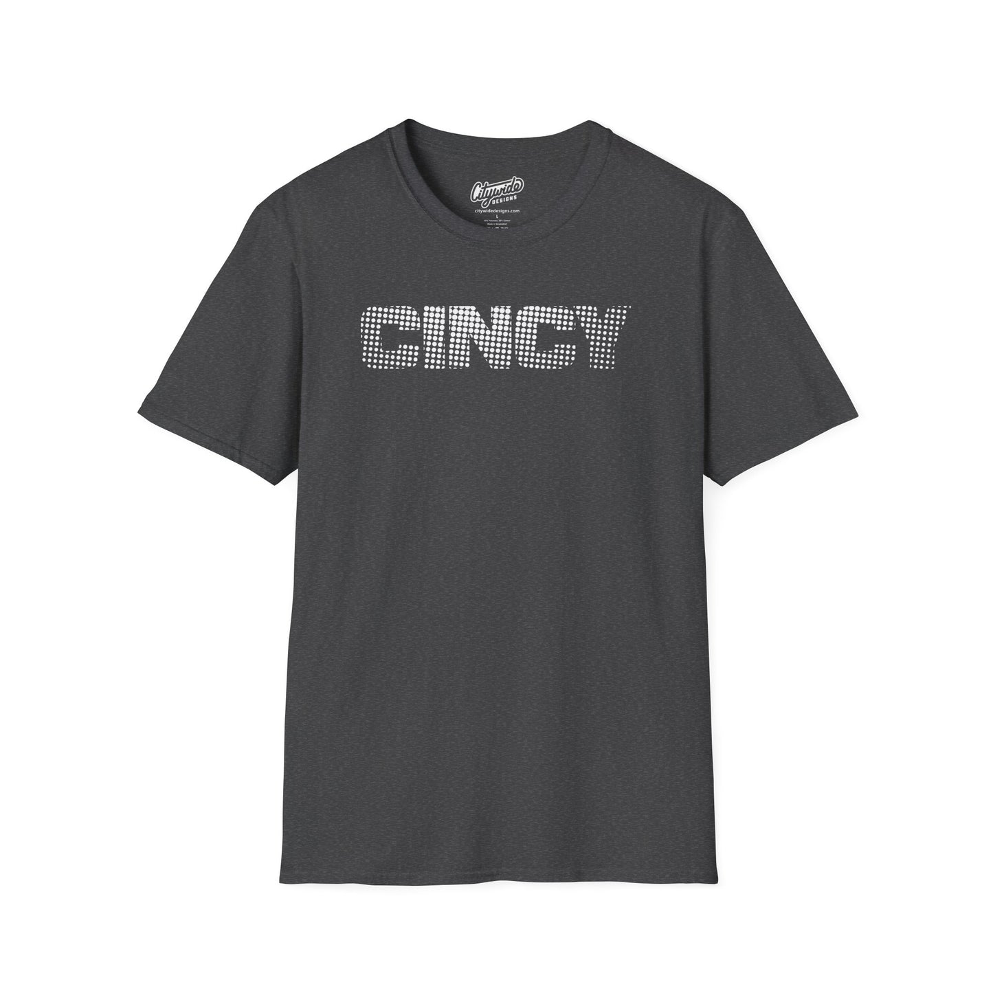 CINCY Created From Halftone Dots Design 2, Pop Art Graphic Tee