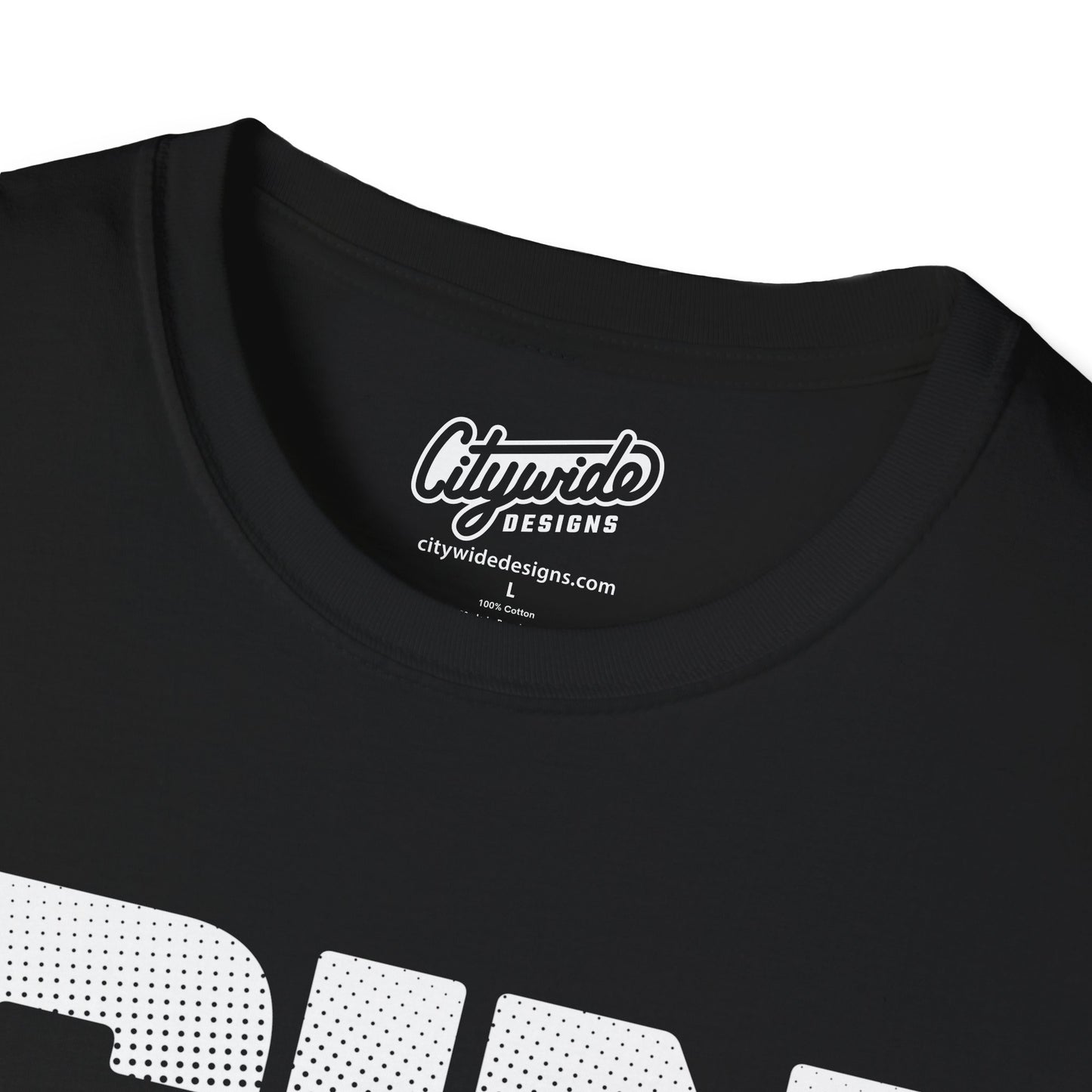 CIN Pop Art Graphic Tee Design Using Halftone Dots