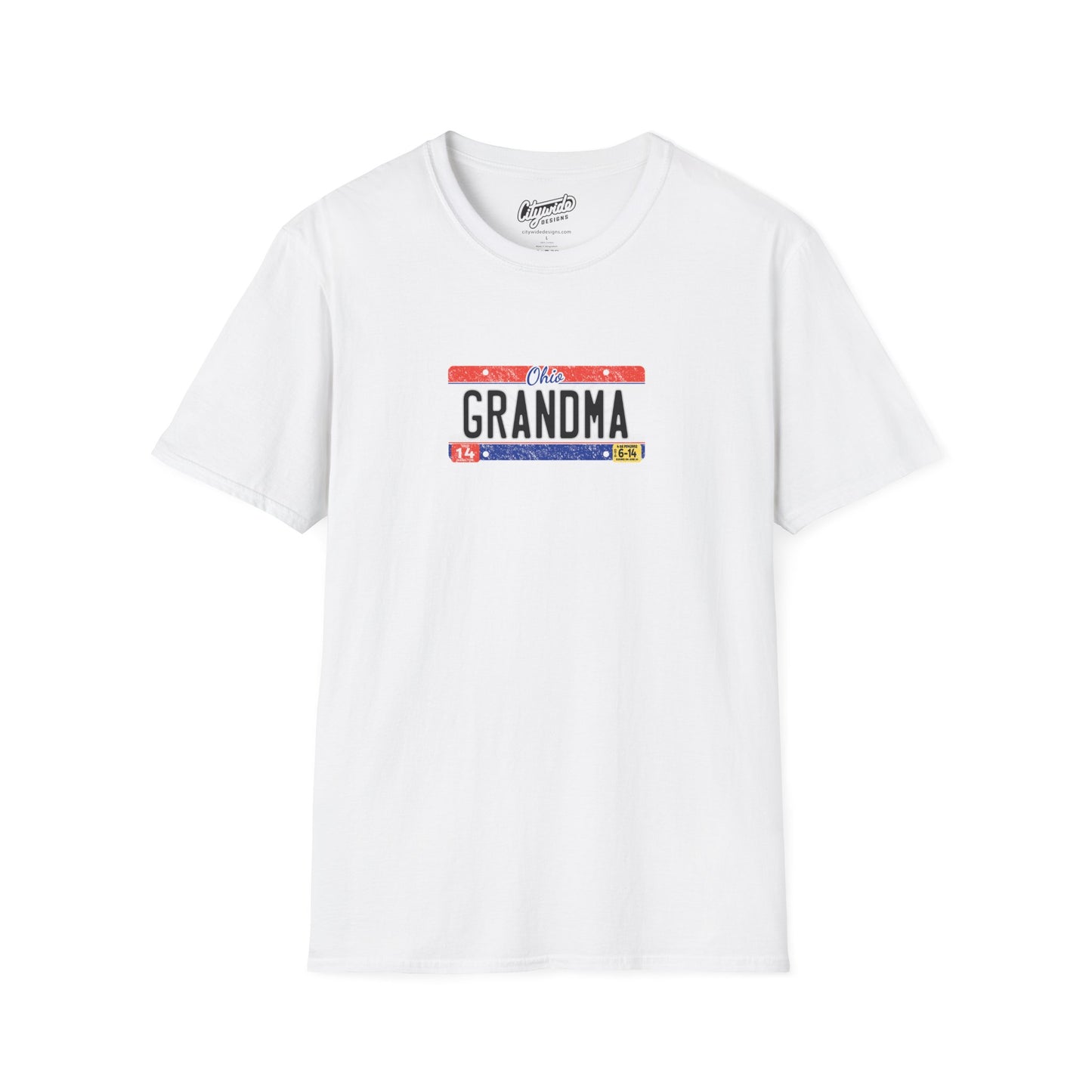Ohio License Plate Grandma T-shirt Full Strength, Unisex T-Shirt