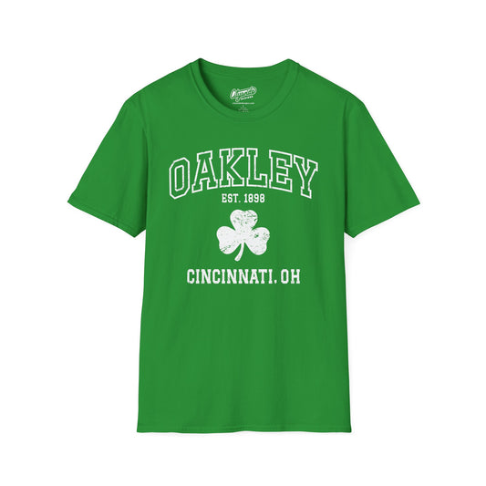 Celebrate St Patricks Day with Oakley Cincinnati Shamrock T-Shirt