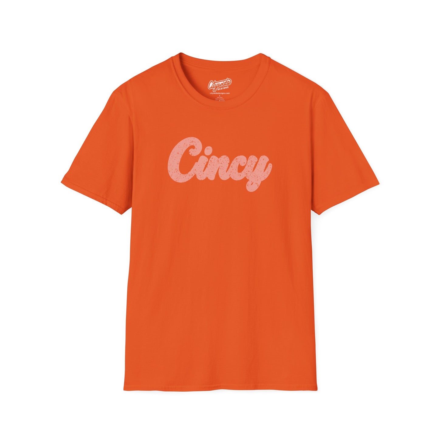 Cincy Grunge Tee – Ghosted White Cincinnati Style Shirt