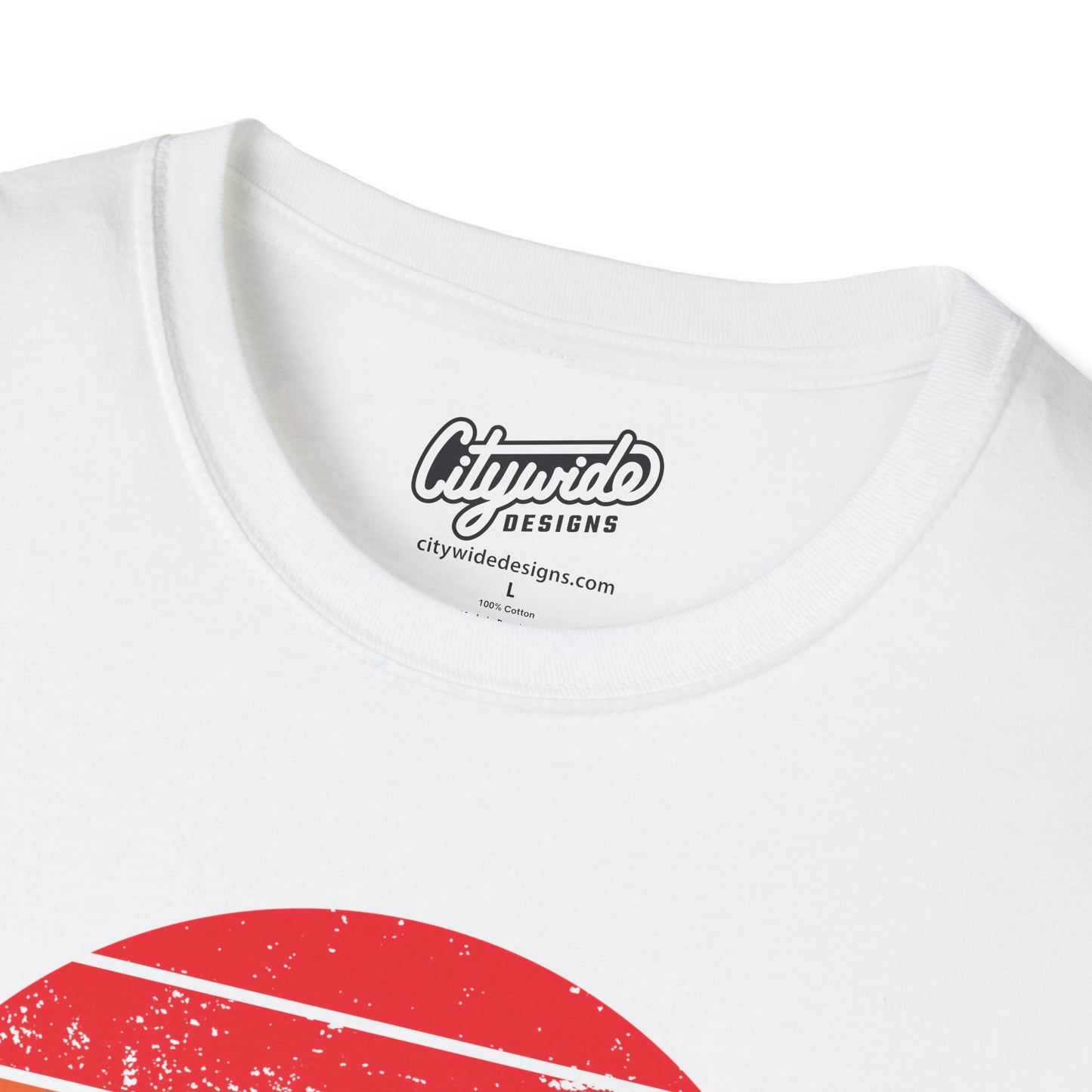 Cincinnati, OH, Colorful Retro Sunset Graphic T-Shirt