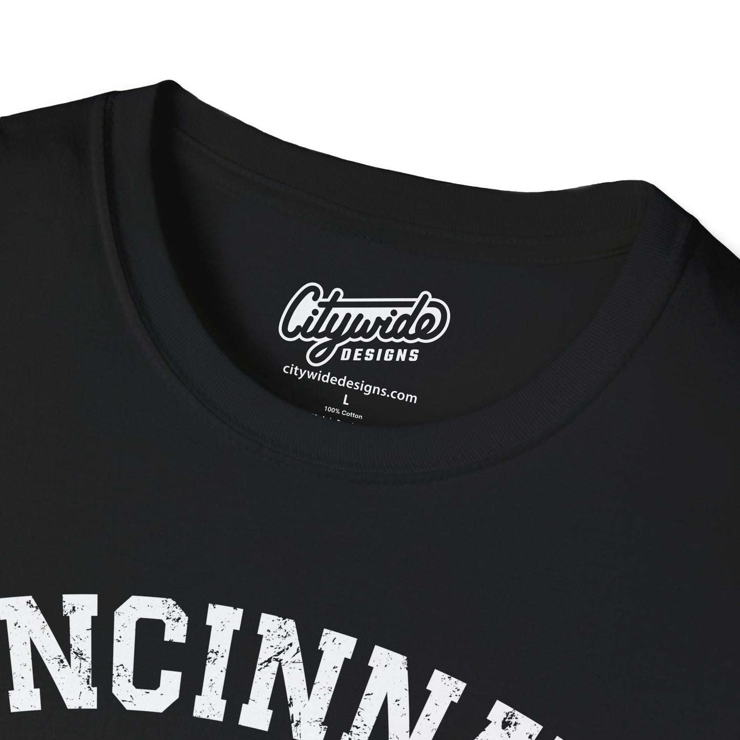 Cincinnati Big Shamrock T-Shirt, White Ink, Great for St. Patricks Day
