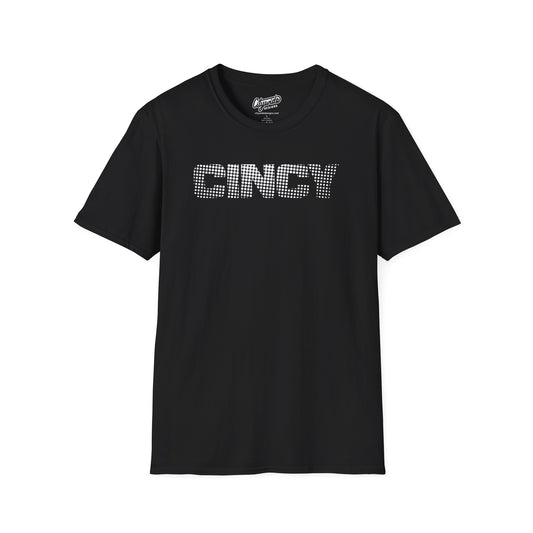 CINCY Created From Halftone Dots Design 2, Pop Art Graphic Tee