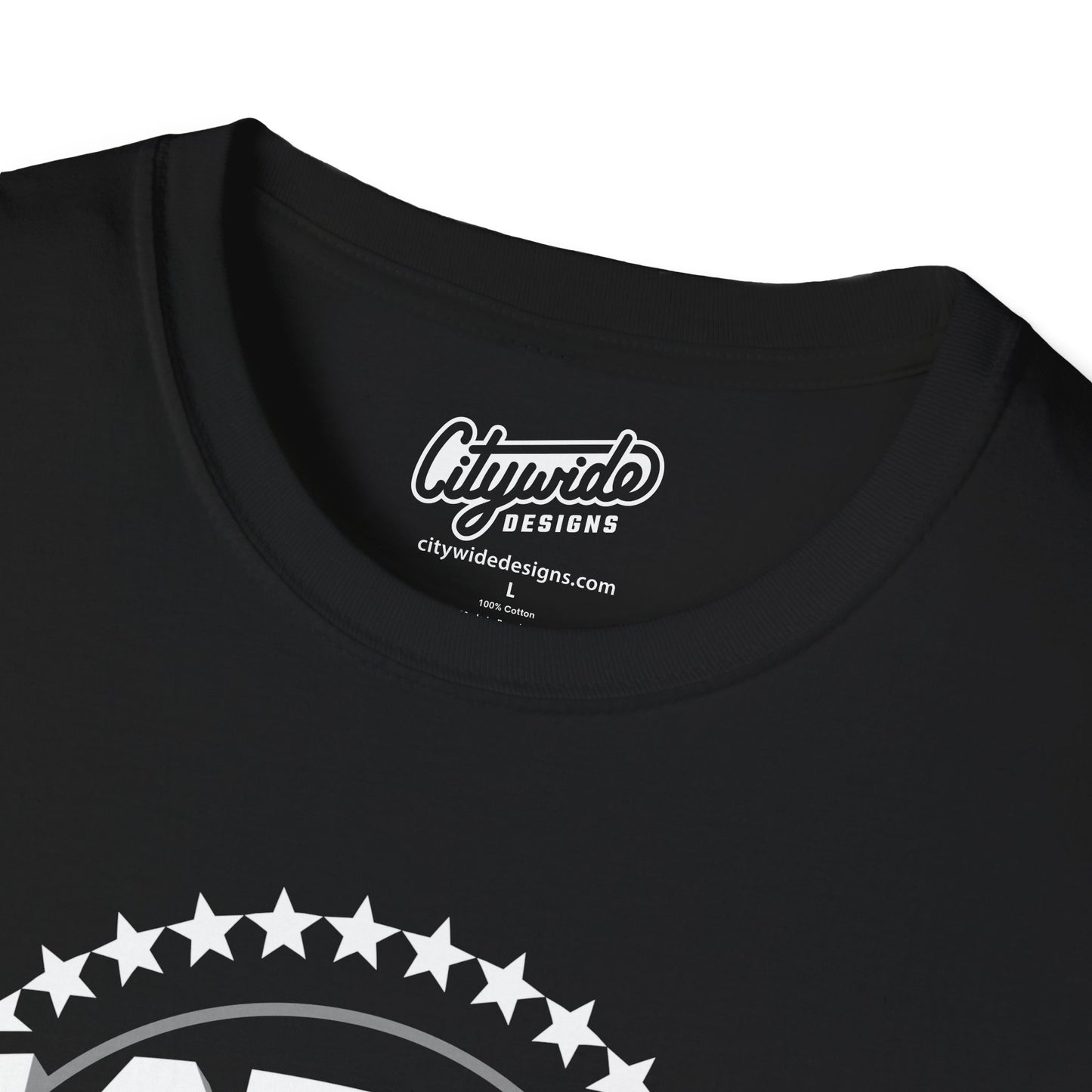 East Side, New York City Graphic Tee with Circle of Stars