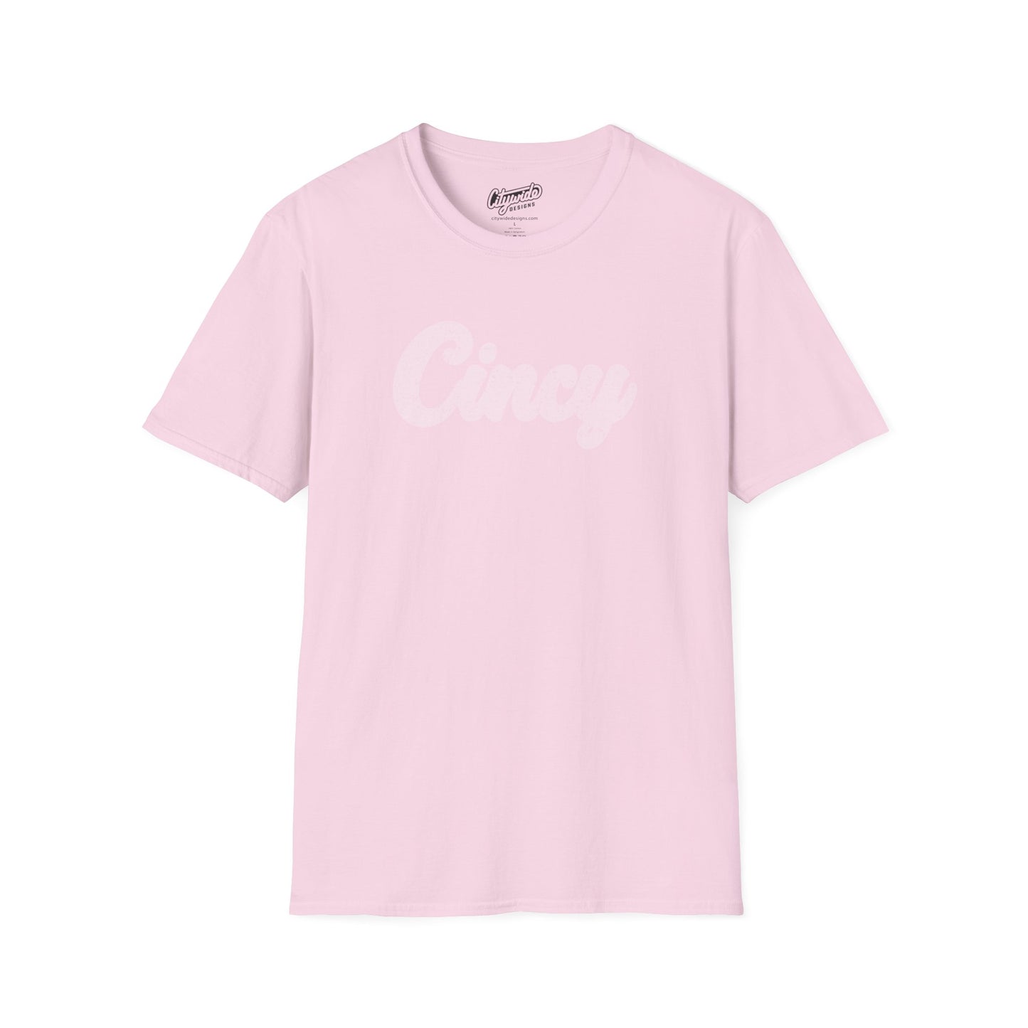 Cincy Grunge Tee – Ghosted White Cincinnati Style Shirt