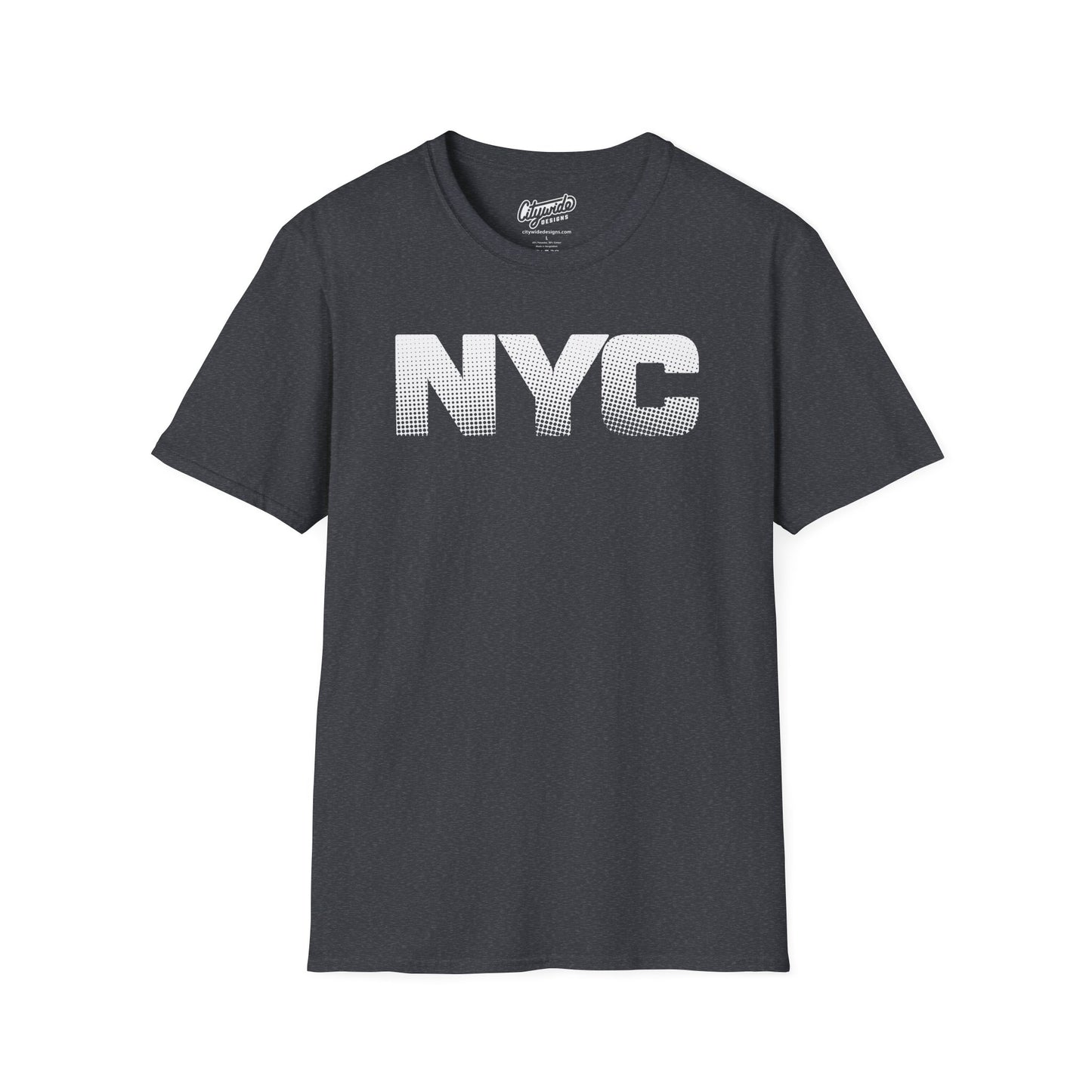 NYC Pop Art Graphic Tee Design Using Halftone Effect
