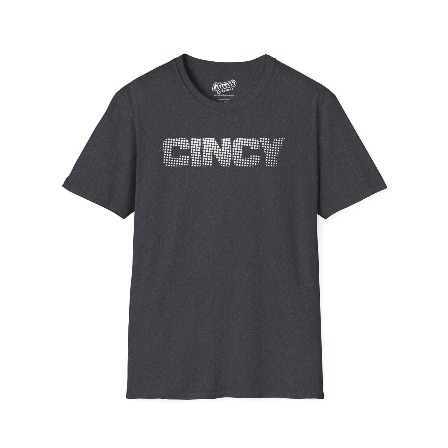 CINCY Created From Halftone Dots Design 2, Pop Art Graphic Tee