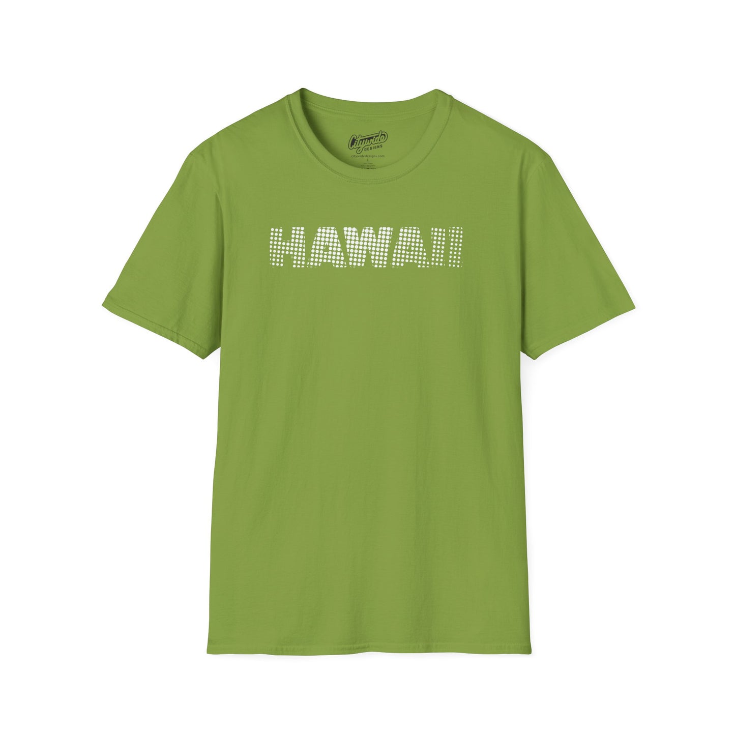 Hawaii Halftone Dots, Pop Art Graphic T-Shirt Design