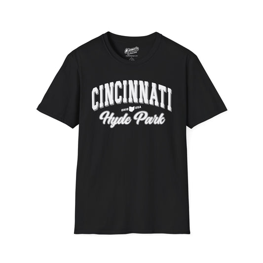 Hyde Park Script Cincinnati Varsity Tee – Ohio