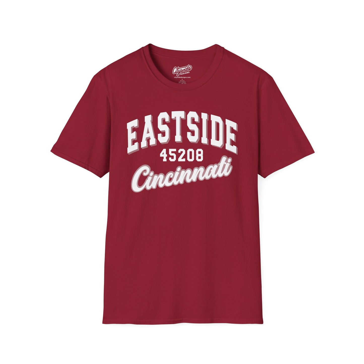 Cincinnati Eastside 45208 T-Shirt – Hyde Park Zip Code Tee