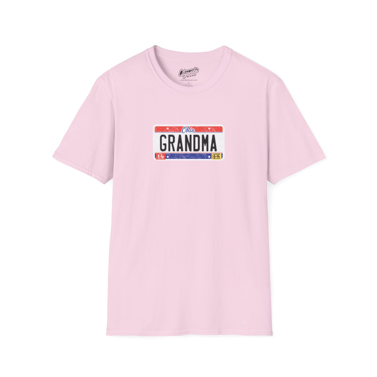 Ohio License Plate Grandma T-shirt Full Strength, Unisex T-Shirt