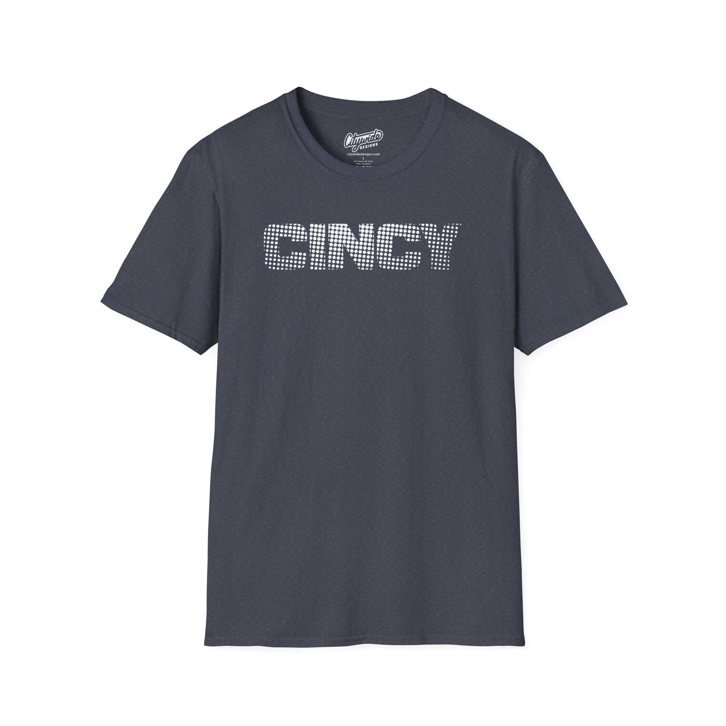 CINCY Created From Halftone Dots Design 2, Pop Art Graphic Tee