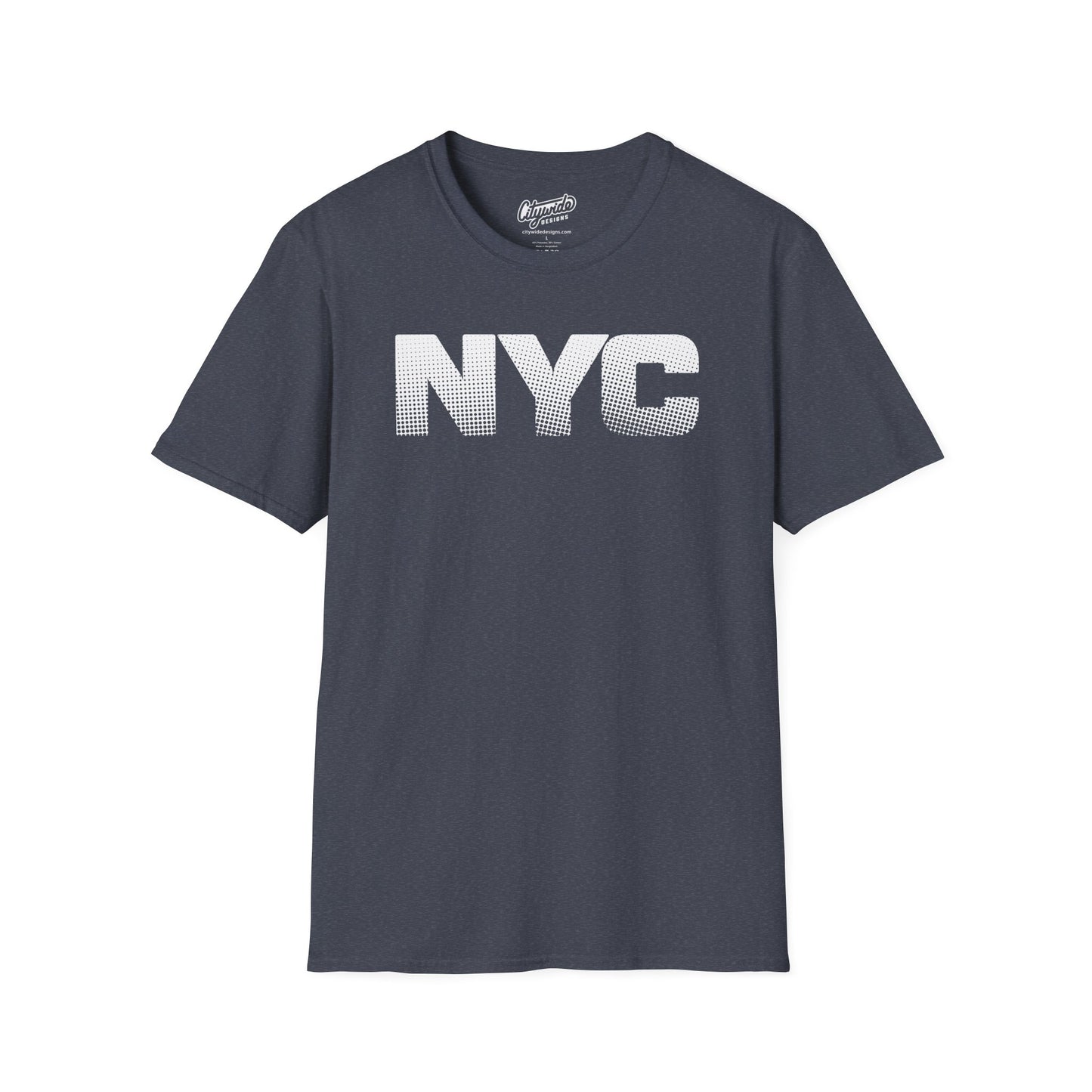 NYC Pop Art Graphic Tee Design Using Halftone Effect